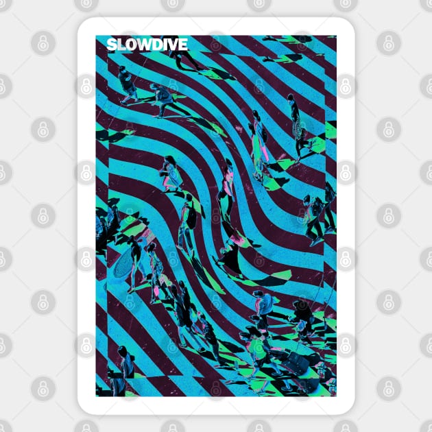 Slowdive - People - Tribute Artwork Sticker by Vortexspace